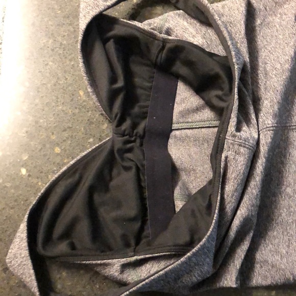 Heathered grey lululemon deep V tank - Picture 4 of 4